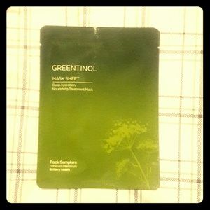 Greentinol mask sheet